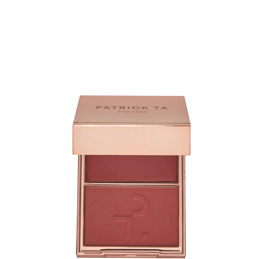 PATRICK TA Major Headlines Double-Take Cream and Powder Blush Duo (Various Shades) Image 1