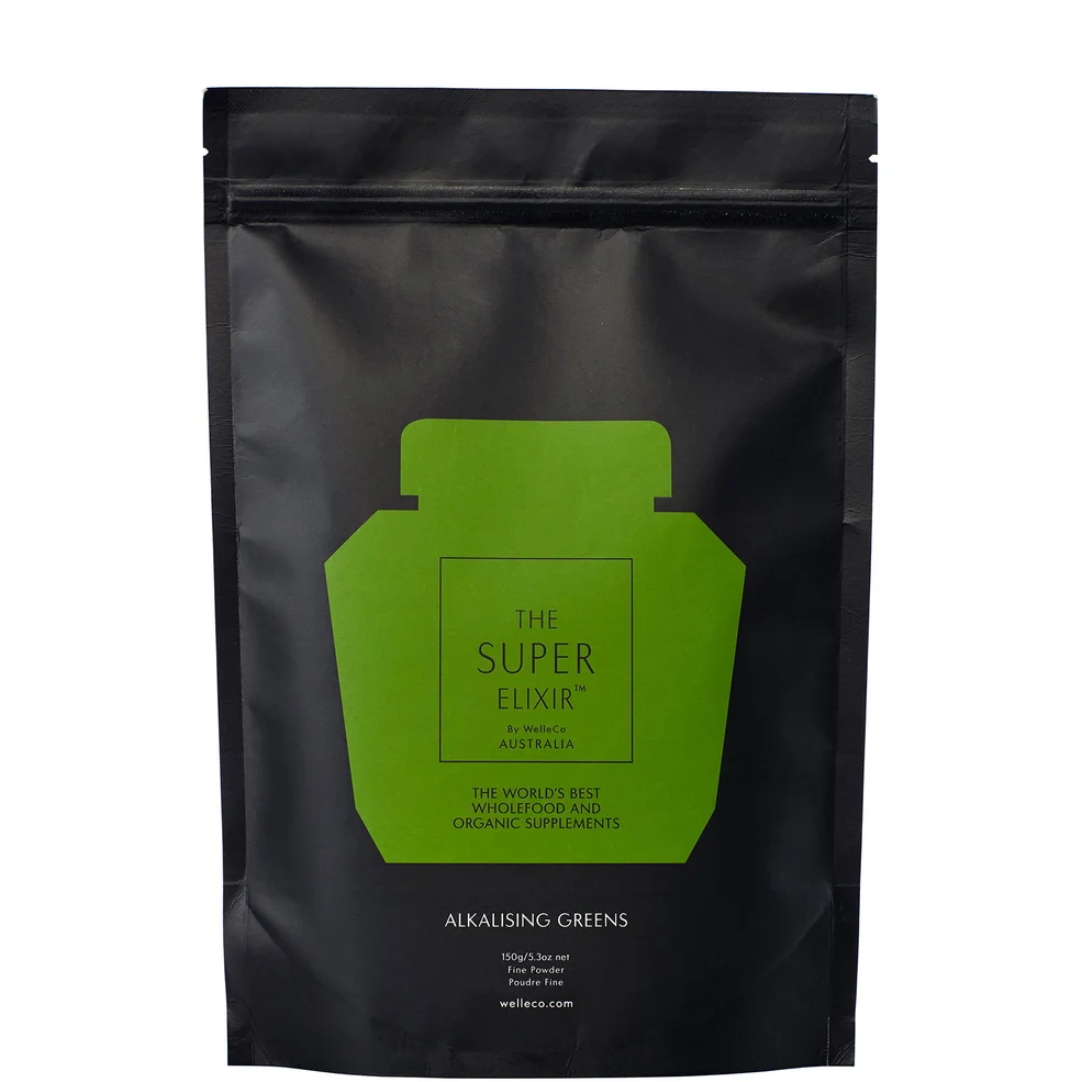 WelleCo The Super Elixir Pouch Refill - Alkalising Greens 150g Image 1