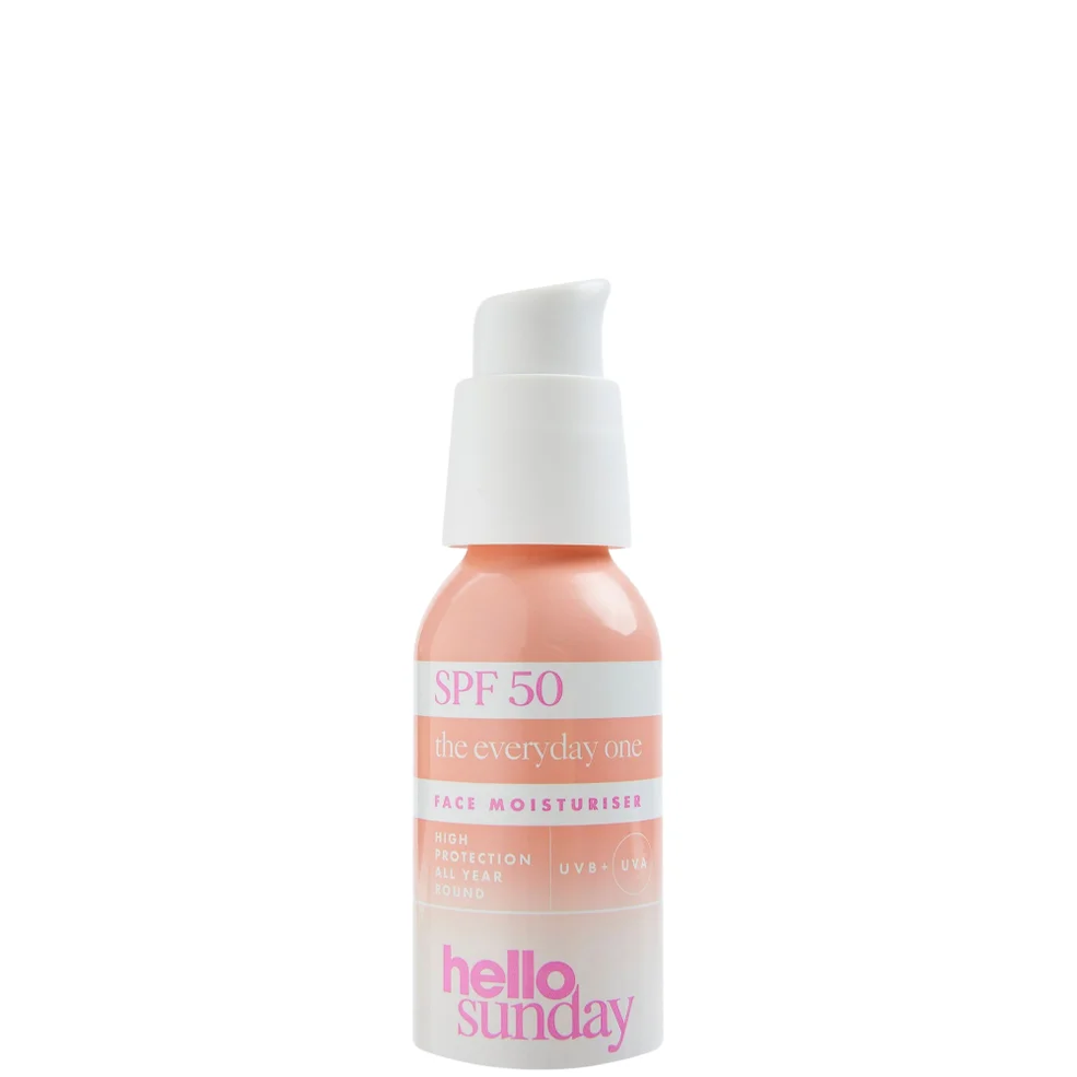 Hello Sunday The Everyday One Face Moisturiser With Hyaluronic Acid SPF50 50ml Image 1