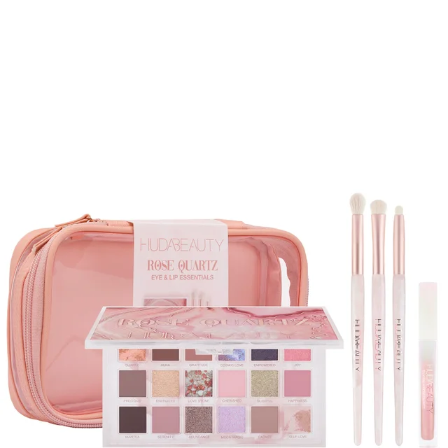 Huda Beauty Rose Quartz Eye & Lip Essentials