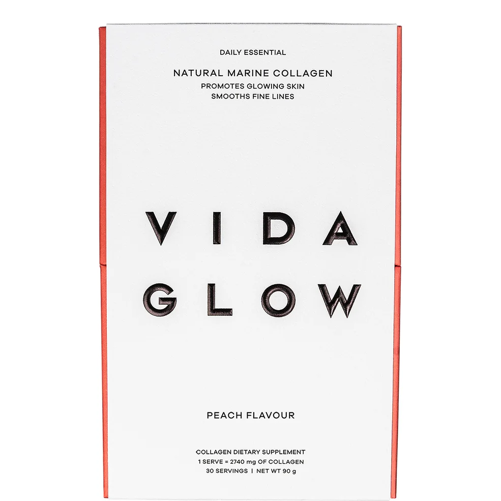 Vida Glow Natural Marine Collagen Sachets - Peach Image 1
