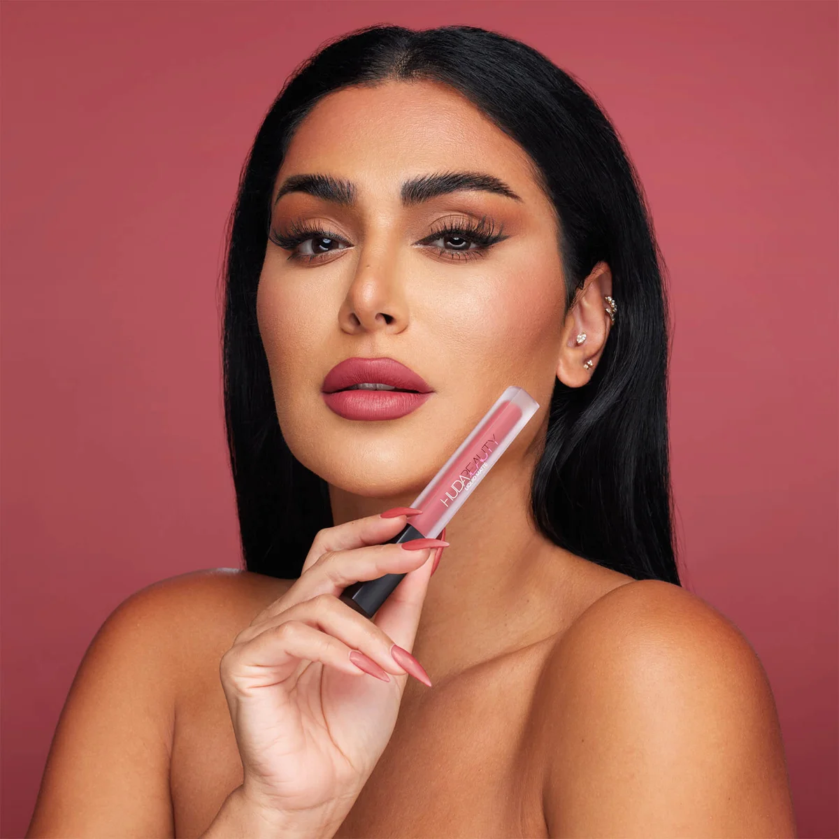 Huda Beauty Liquid Matte Ultra-Comfort Transfer-Proof Lipstick 4.2ml (Various Shades) Image 3