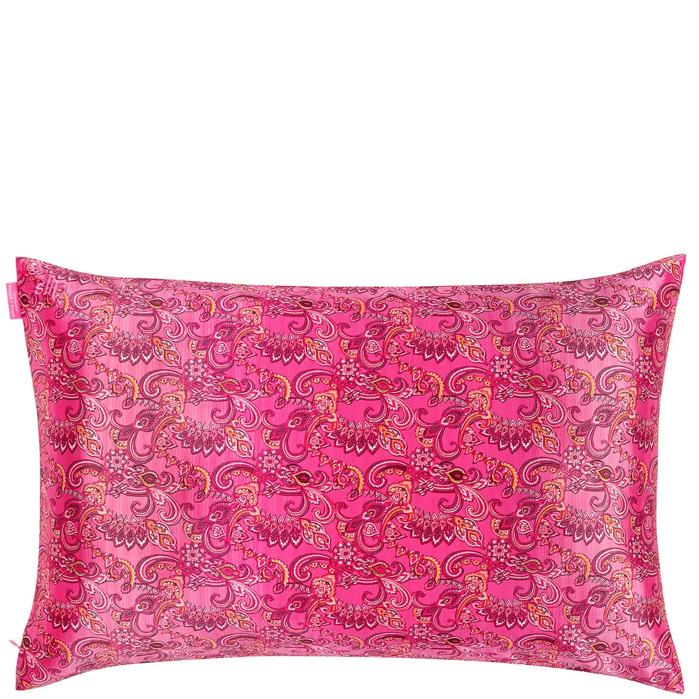 Slip x Alice + Olivia Silk Pillowcase - Queen - Spring Paisley Image 1
