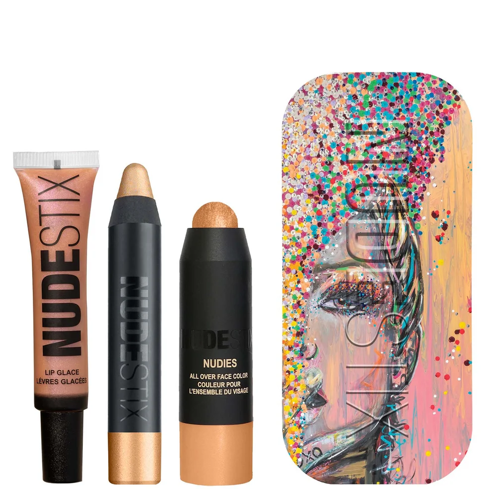 NUDESTIX Mini Nude Gold Glam Kit Image 1