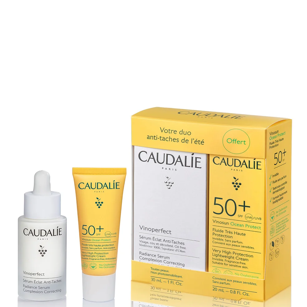 Caudalie Vinoperfect Serum and Suncare Set Image 1