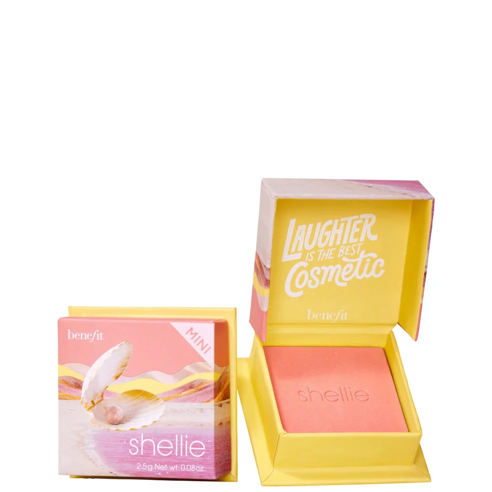 benefit Shellie Medium Pink Blush Powder Mini 2.5g Image 1