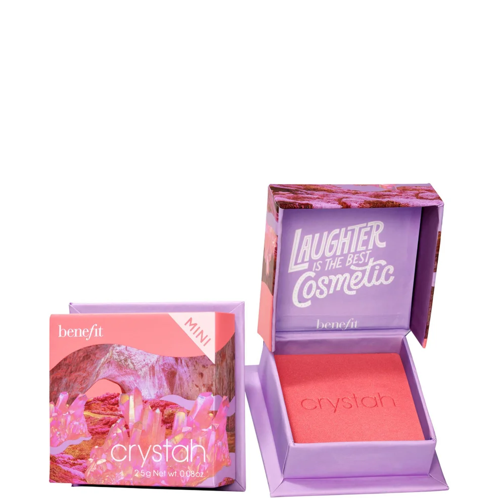 benefit Crystah Strawberry Pink Blush Powder Mini 2.5g Image 1