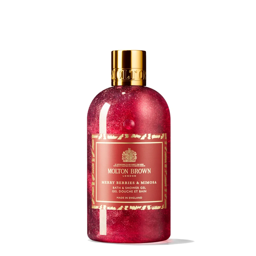 Molton Brown Merry Berries and Mimosa Bath and Shower Gel 300ml Image 1