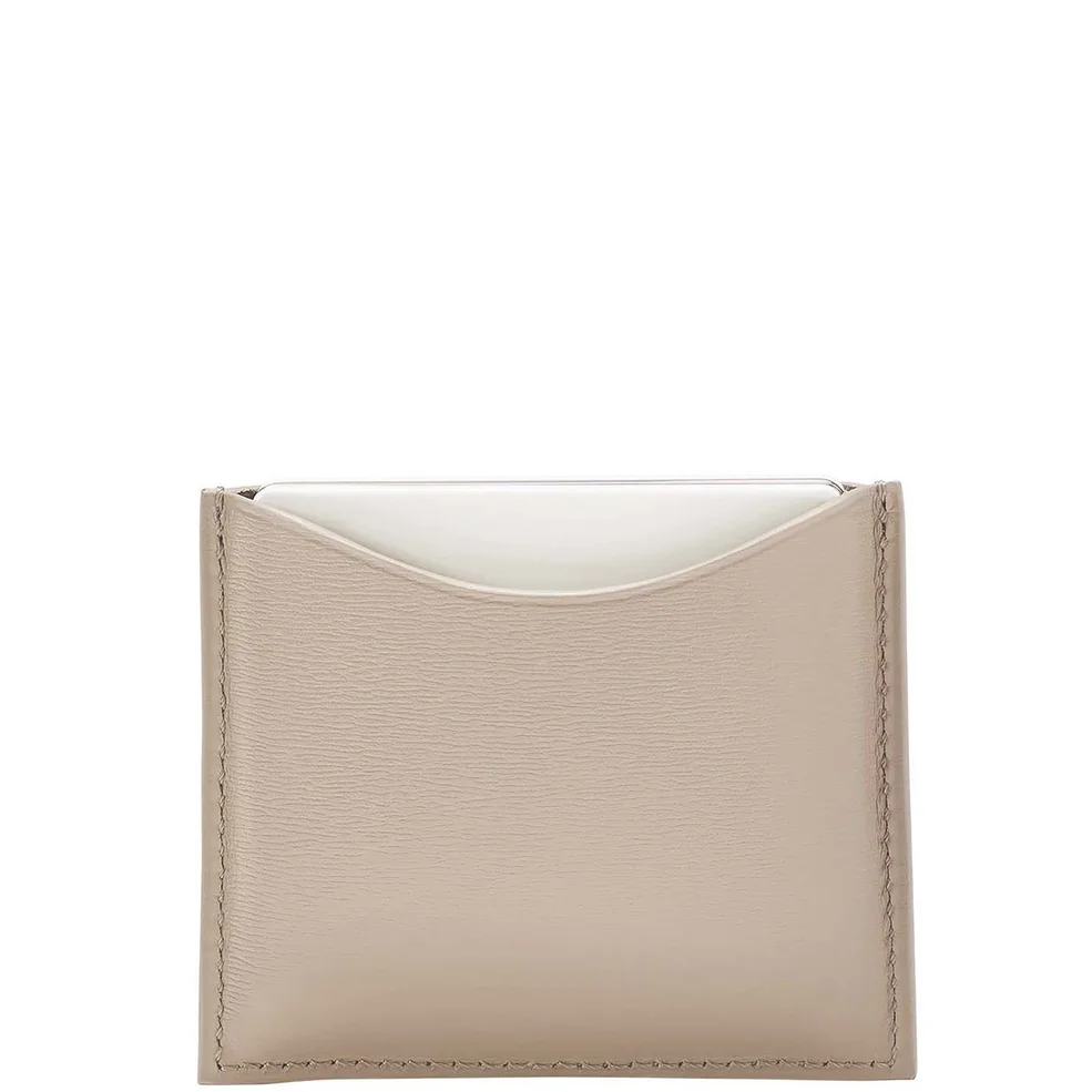 La Bouche Rouge Paris Refillable Fine Leather Compact Case - Beige Image 1