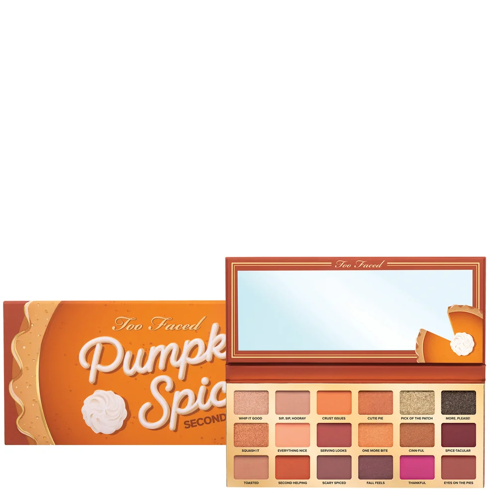 Too Faced Limited Edition Pumpkin Spice Second Slice Sweet and Spicy Eye Shadow Palette Image 1