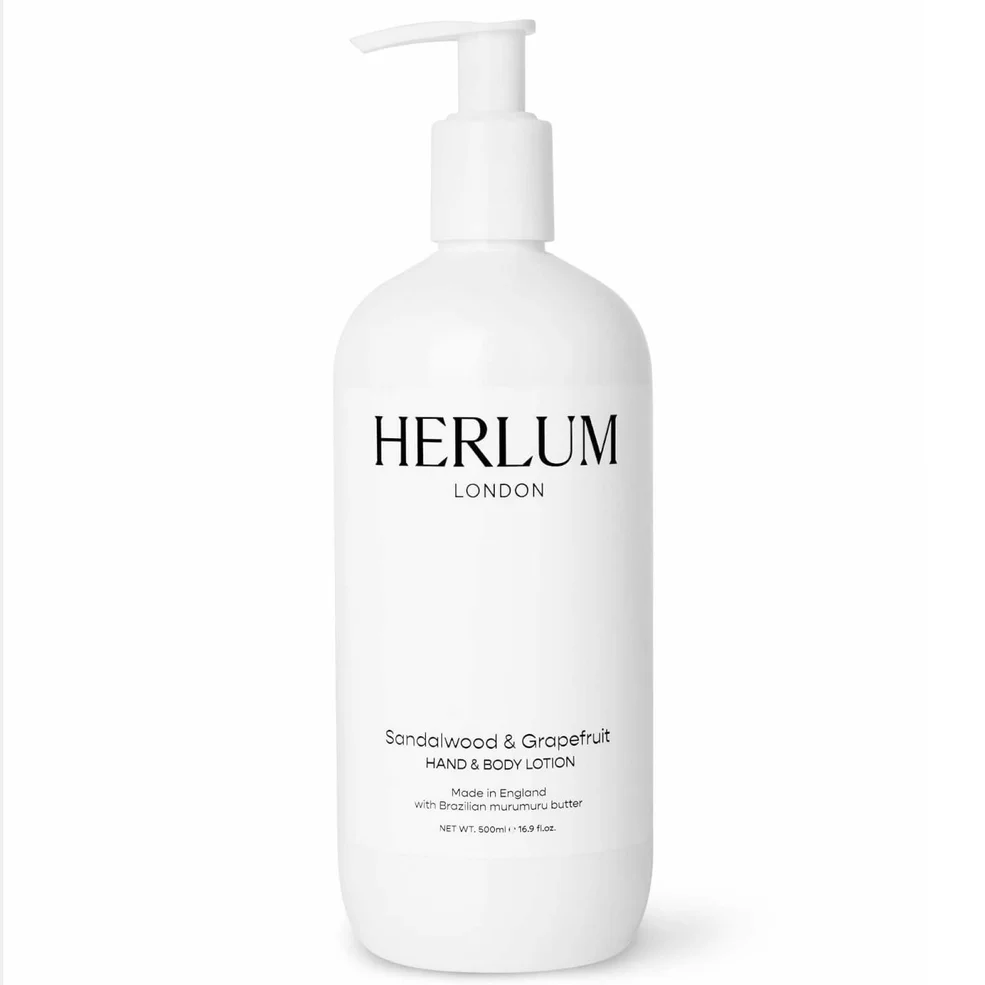 Herlum Hand and Body Lotion Sandalwood and Grapefruit 500ml Image 1