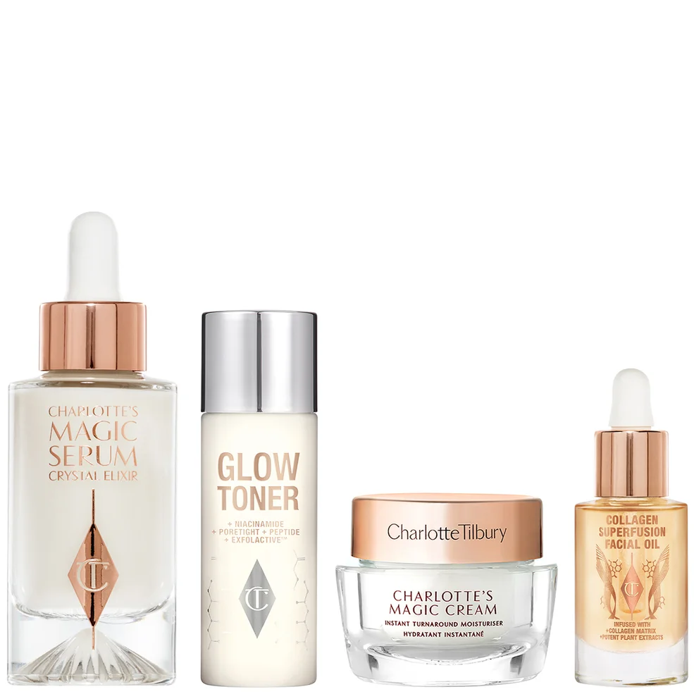 Charlotte Tilbury Charlotte's 4 Magic Steps to Hydrated, Glowing Skin Set Image 1