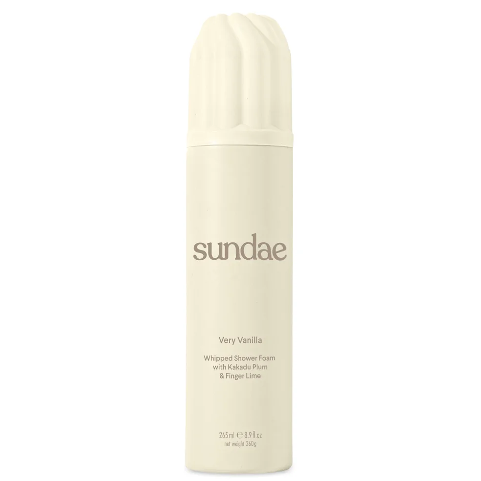 SUNDAE Very Vanilla Whipped Shower Foam 260ml Image 1