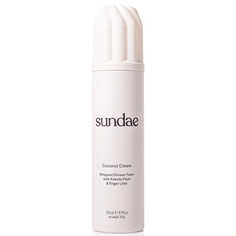 SUNDAE Coconut Cream Whipped Shower Foam 260ml Image 1