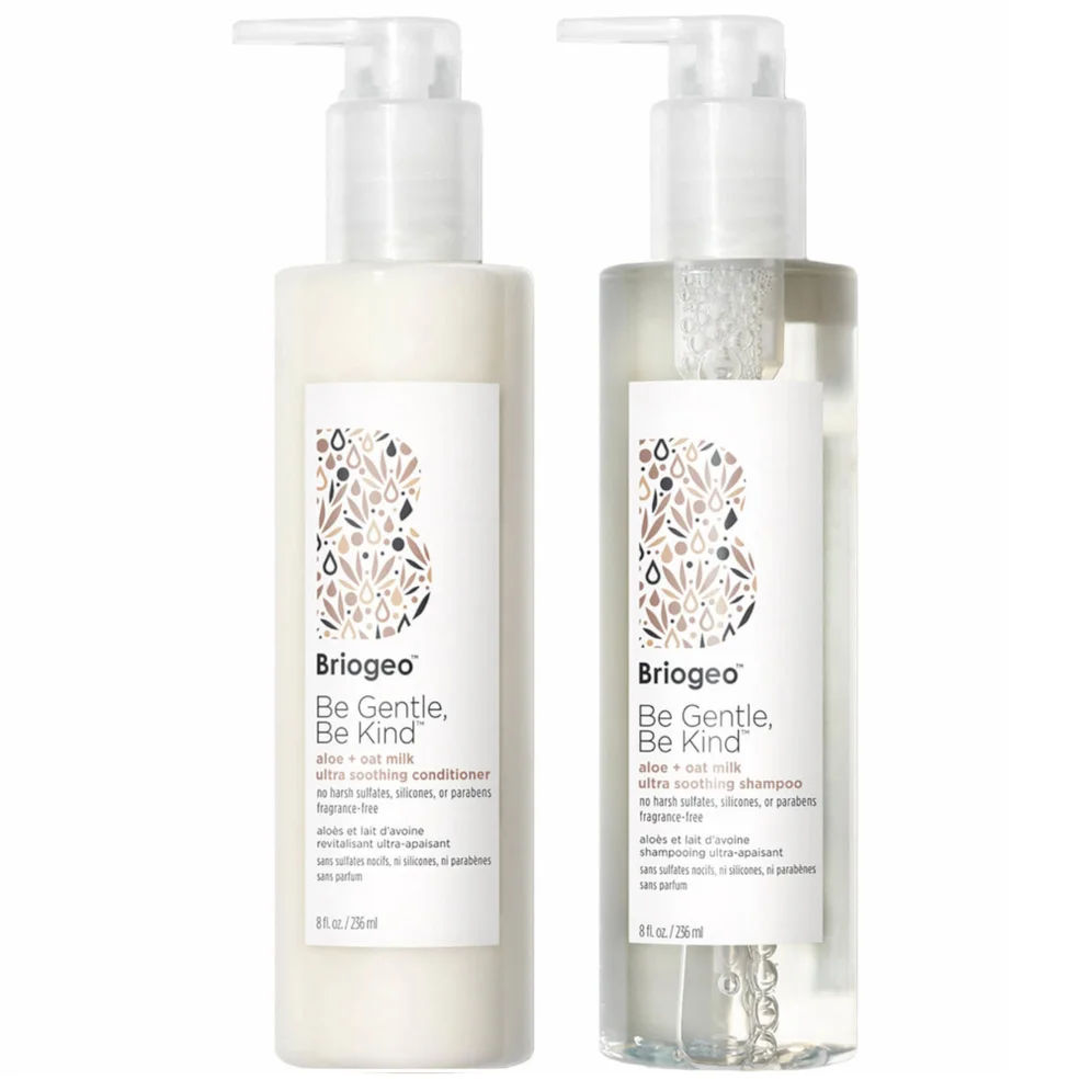 Briogeo Be Gentle Be Kind Superfood Aloe and Oat Shampoo and Aloe and Oat Conditioner 236ml Duo Image 1