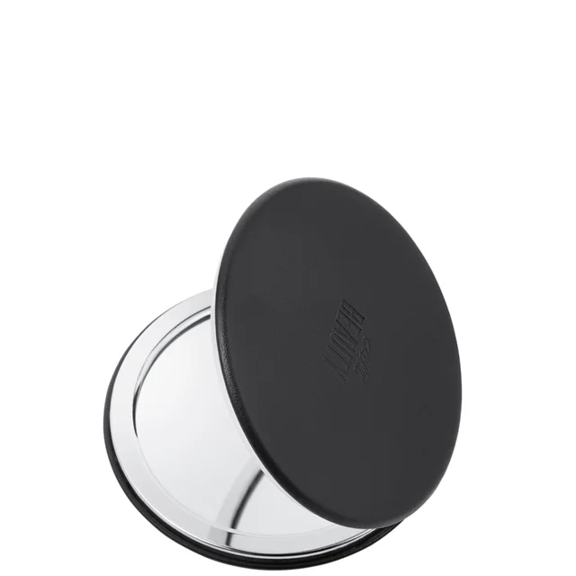 Cult Beauty Black Compact Mirror in Drawstring Bag