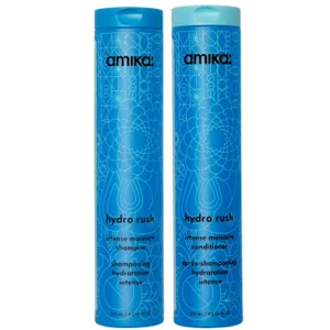 amika Hydro Rush Intense Moisture Shampoo and Conditioner Bundle - undefined undefined