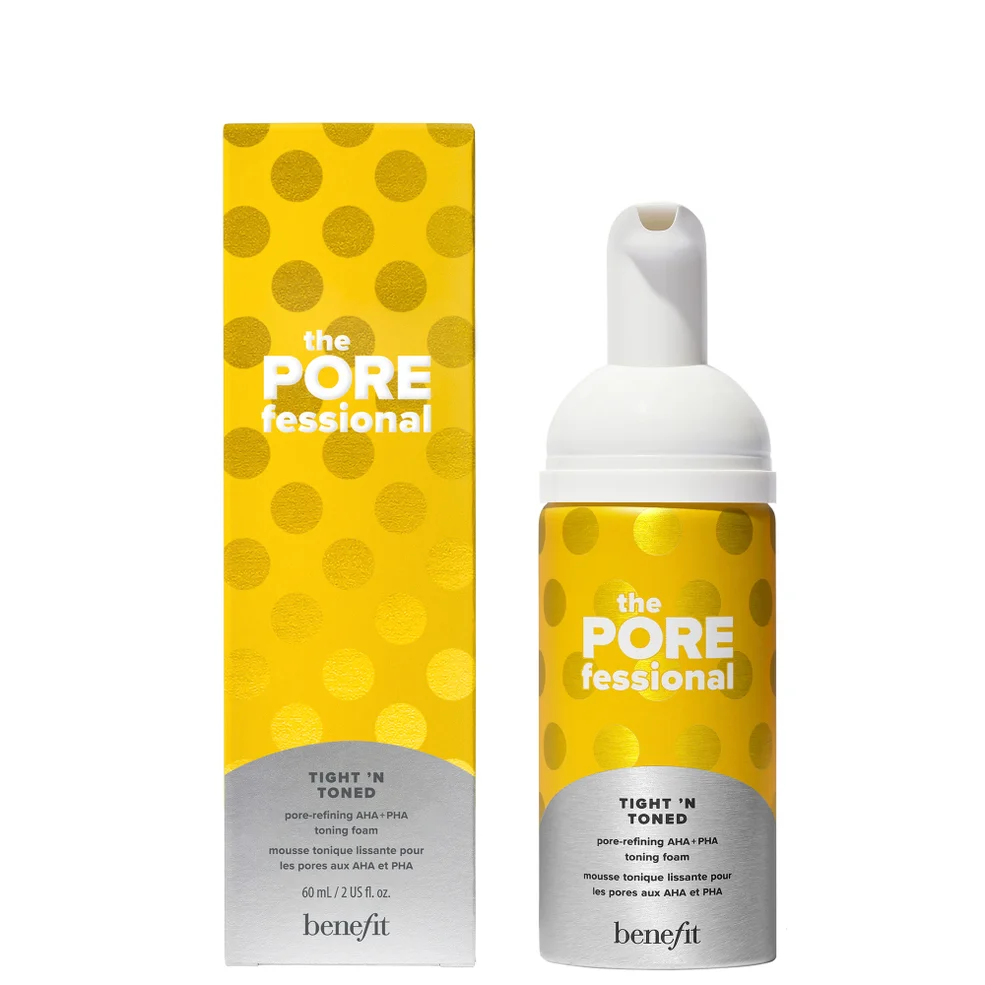 benefit The POREfessional Mini Tight 'N Toned AHA and PHA Toning Foam 60ml Image 1