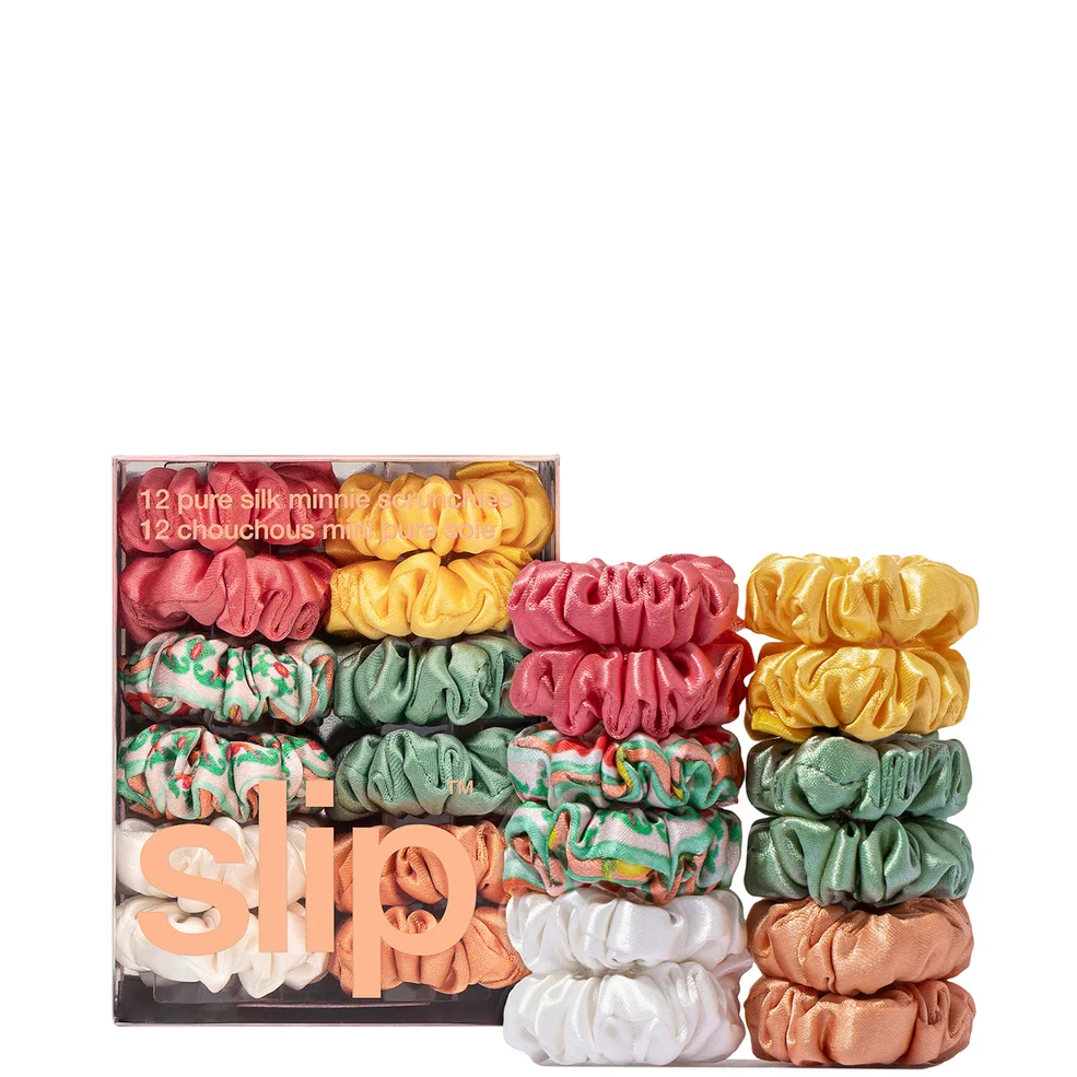 Slip Pure Silk Minnie Scrunchies - Italian Summer Image 1