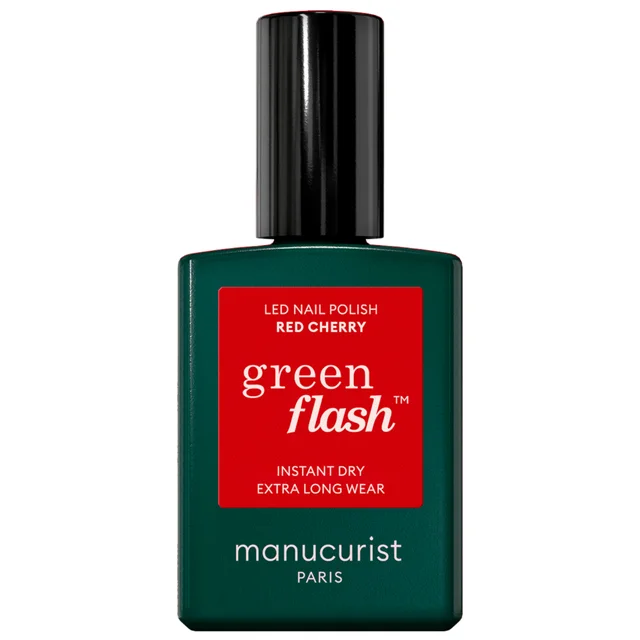 Manucurist Green Flash Varnish - Red Cherry