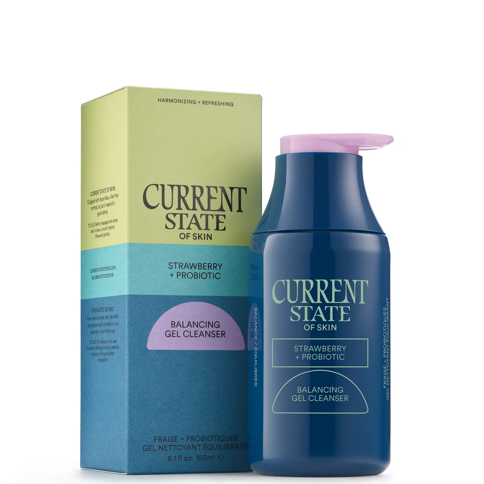 Current State Strawberry and Probiotic Balancing Gel Cleanser 150ml Image 1