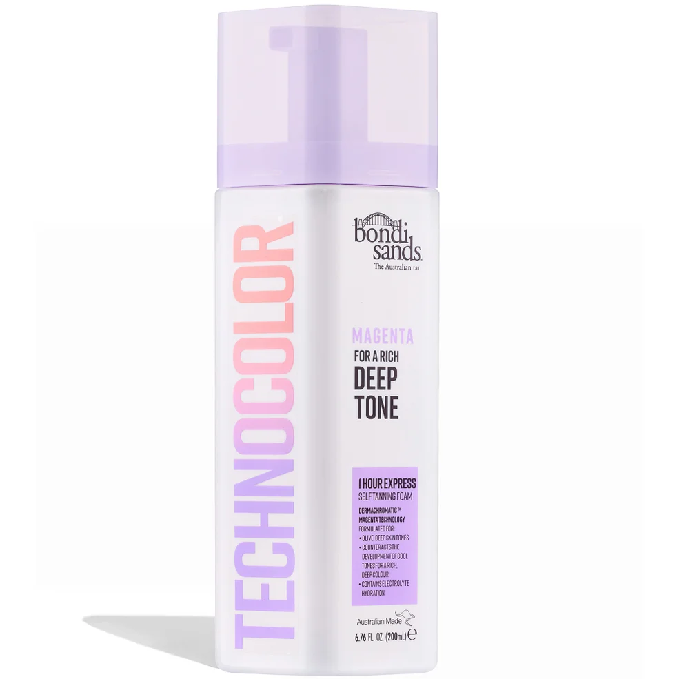 Bondi Sands Technocolor 1 Hour Express Self Tanning Foam - Magenta 200ml Image 1