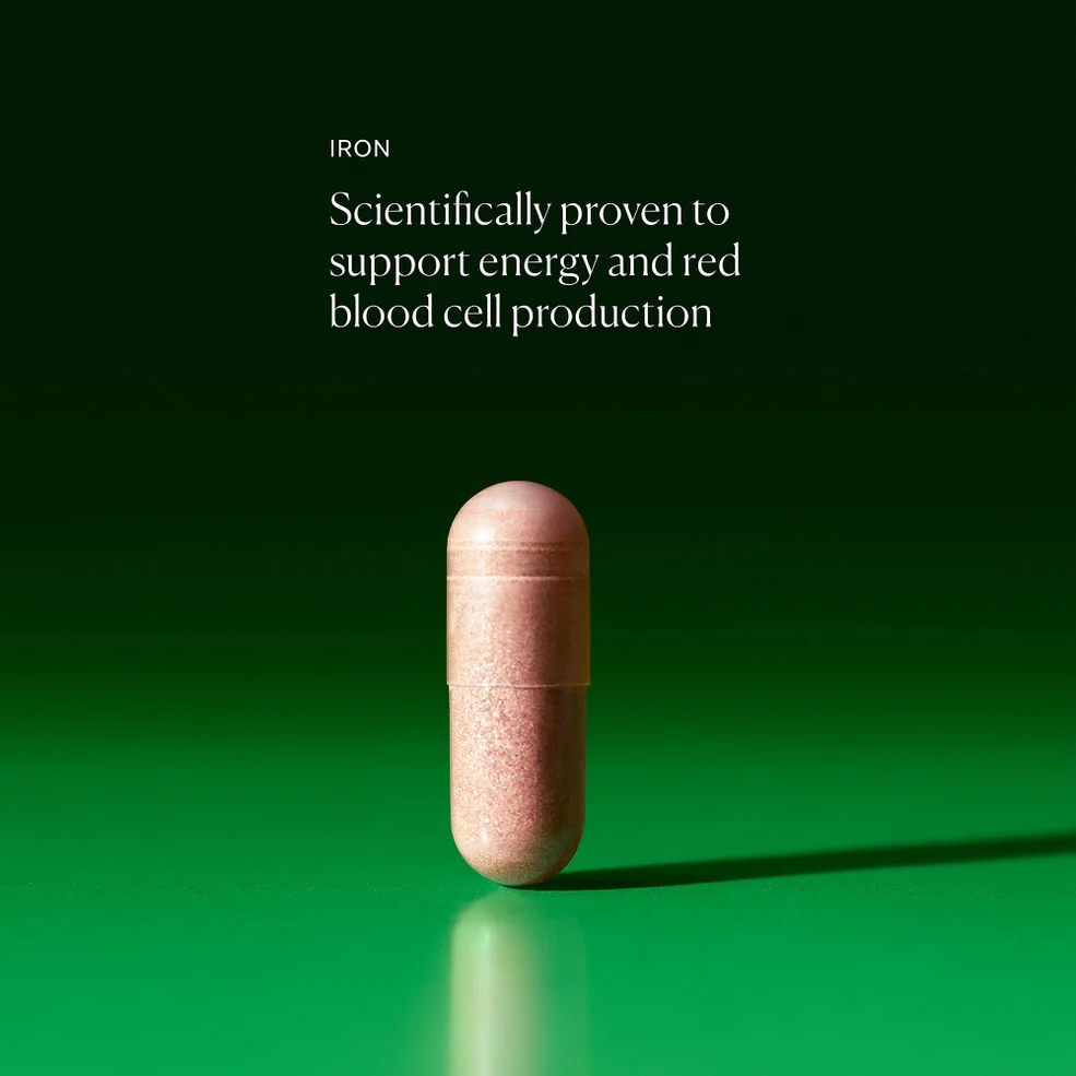 The Nue Co. Iron Supplement To Reduce Tiredness (30 Capsules) Image 1
