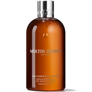 Molton Brown Re-charge Black Pepper Bath and Shower Gel 300ml - Size 300ml