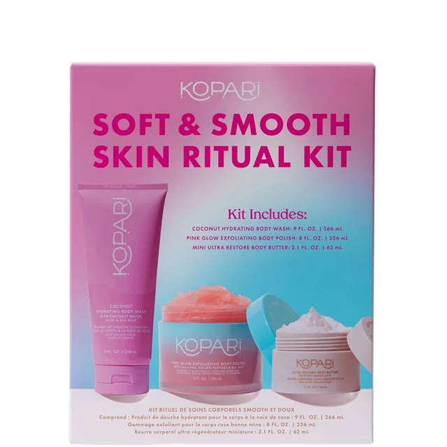Kopari Beauty Soft and Smooth Skin Ritual Set