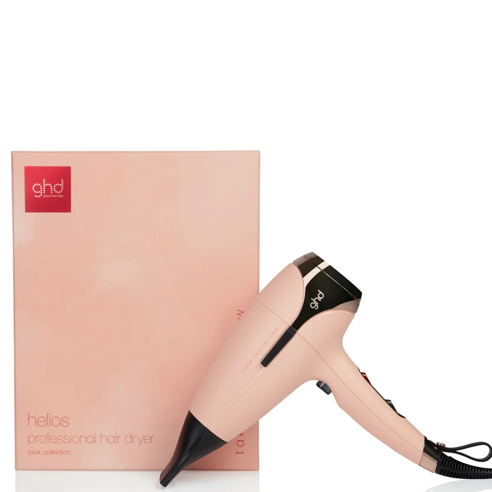 ghd Helios Pink Charity Edition Hair Dryer - Soft Peach Image 1
