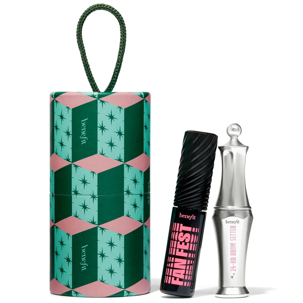 benefit Lash and Brow Bells Fan Fest Mascara and 24hr Brow Setter Gift Set Image 1