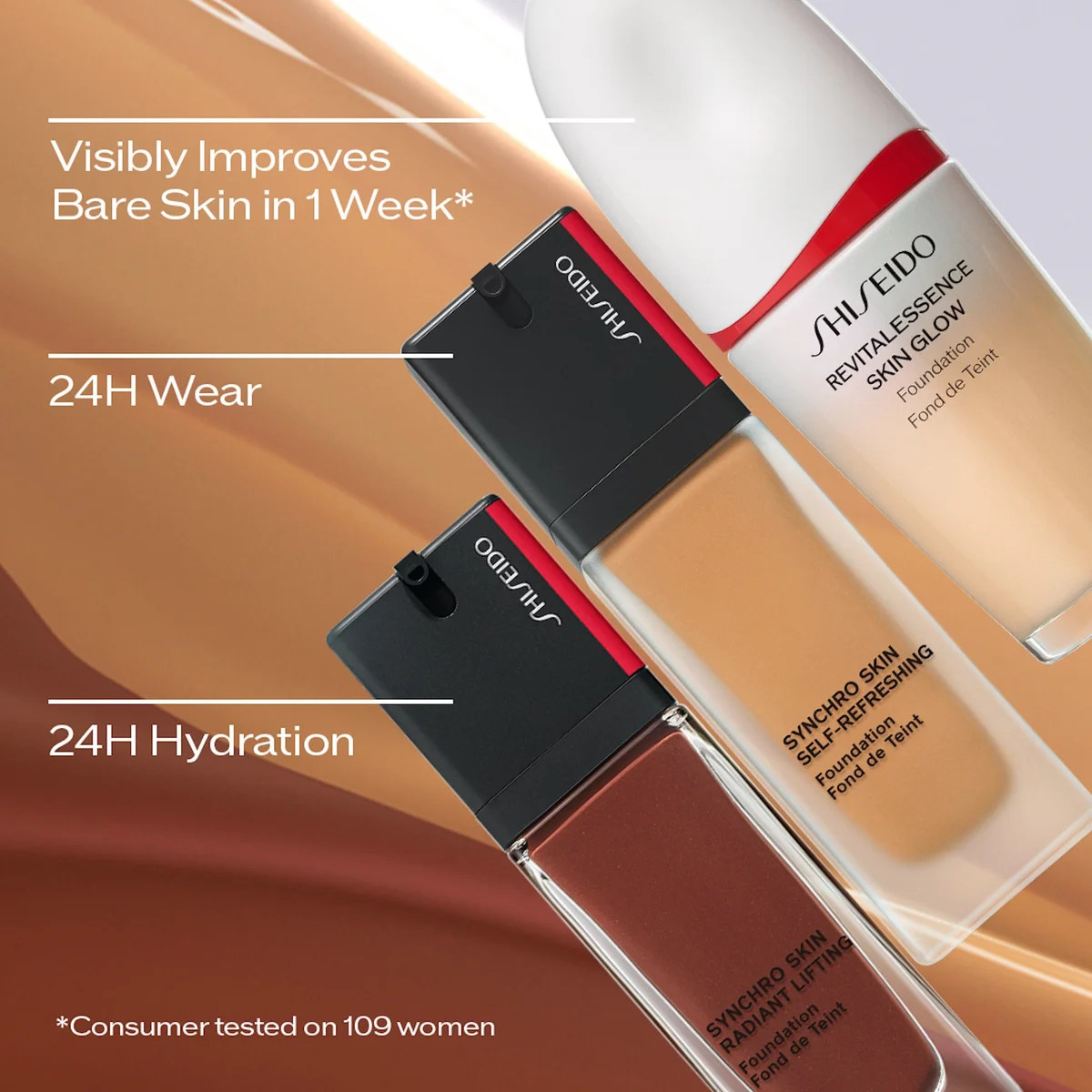 Shiseido Revitalessence Glow Foundation 30ml (Various Shades