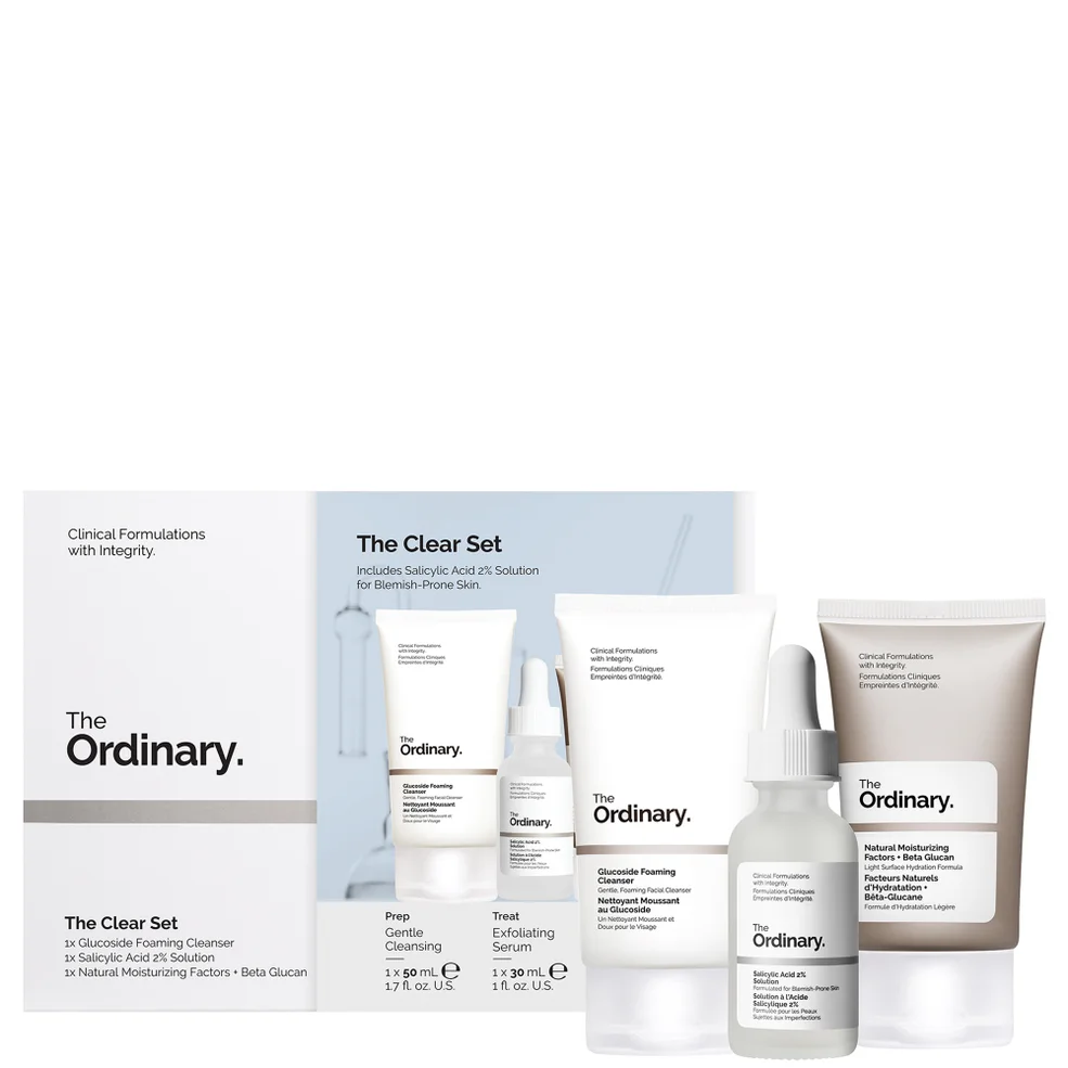 The Ordinary The Clear Set for Blemish-Prone Skin with Salicylic Acid Image 1