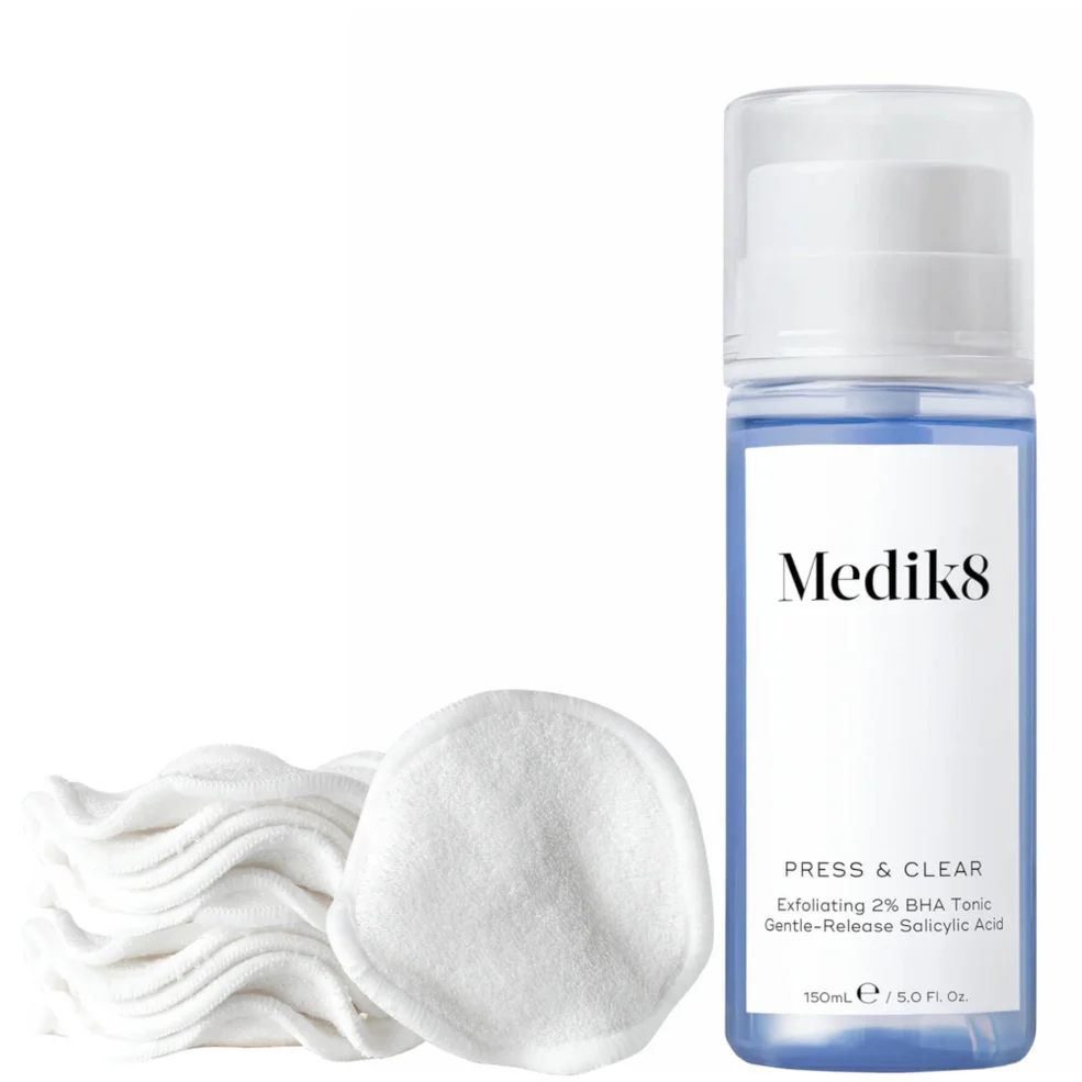 Medik8 Press & Clear and Cotton Pads Image 1