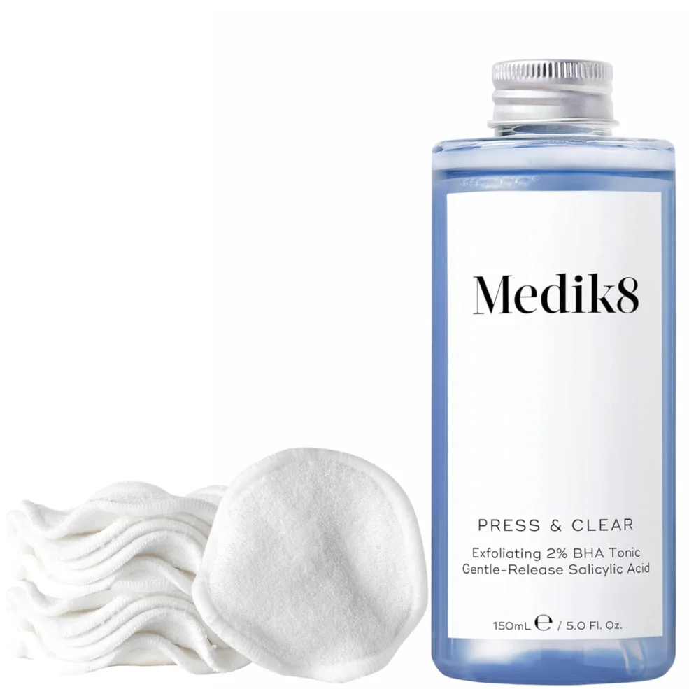 Medik8 Press & Clear Refill and Cotton pads Image 1