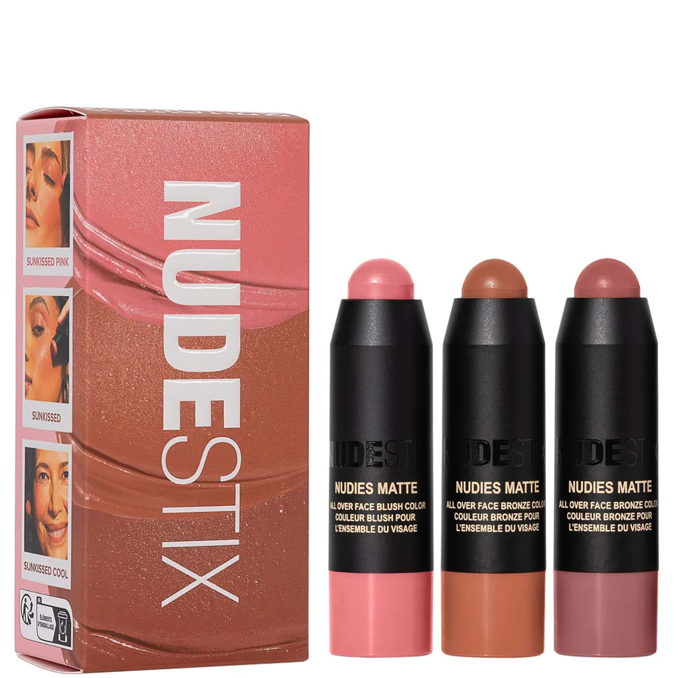 NUDESTIX Sunkissed Blush & Bronze 3-Piece Mini Nudie Kit Image 1