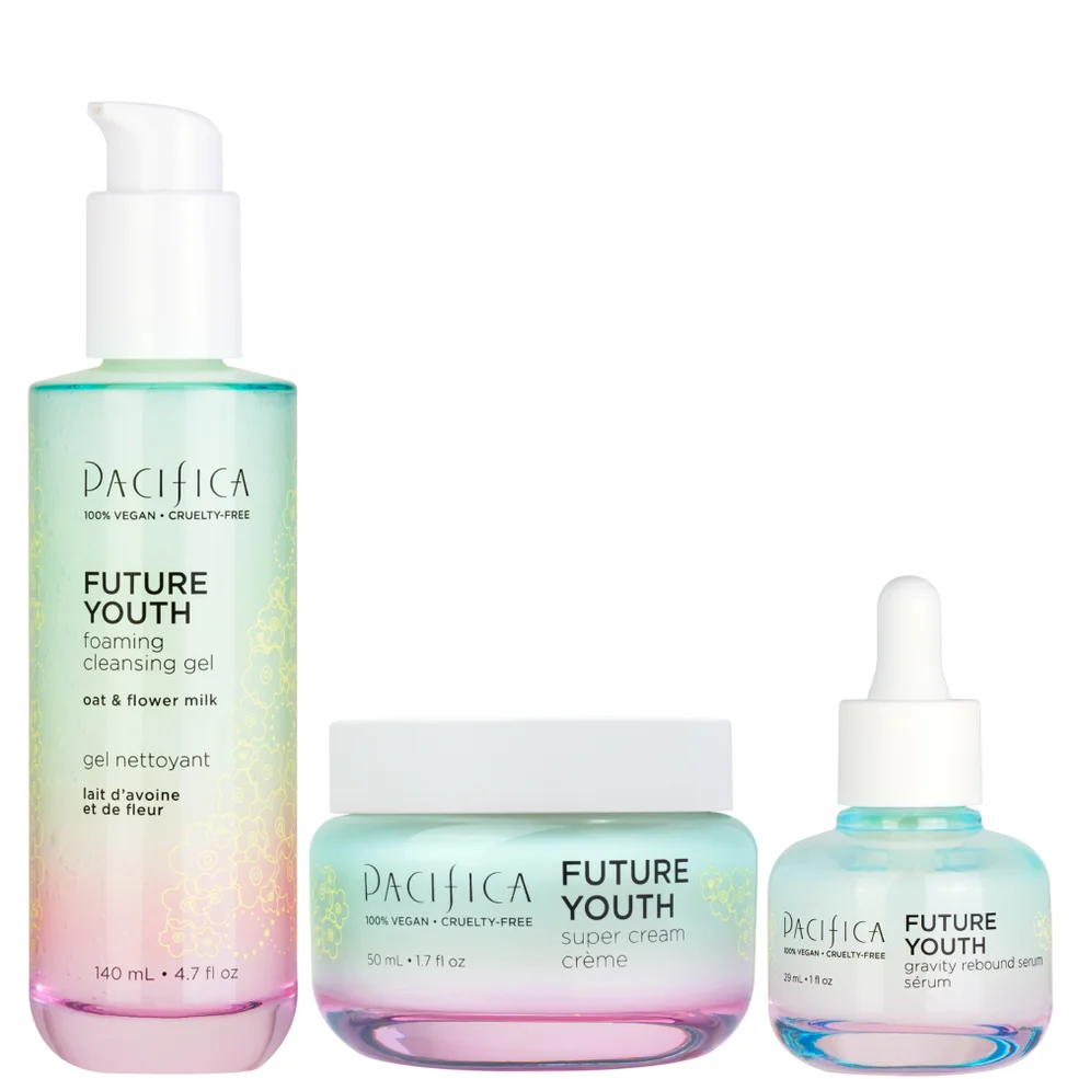 Pacifica Future Youth Cleanser, Serum and Super Cream Bundle Image 1