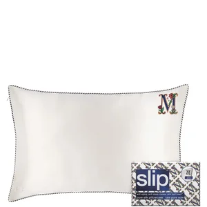 slip pure silk initial collection queen pillowcase - Option M