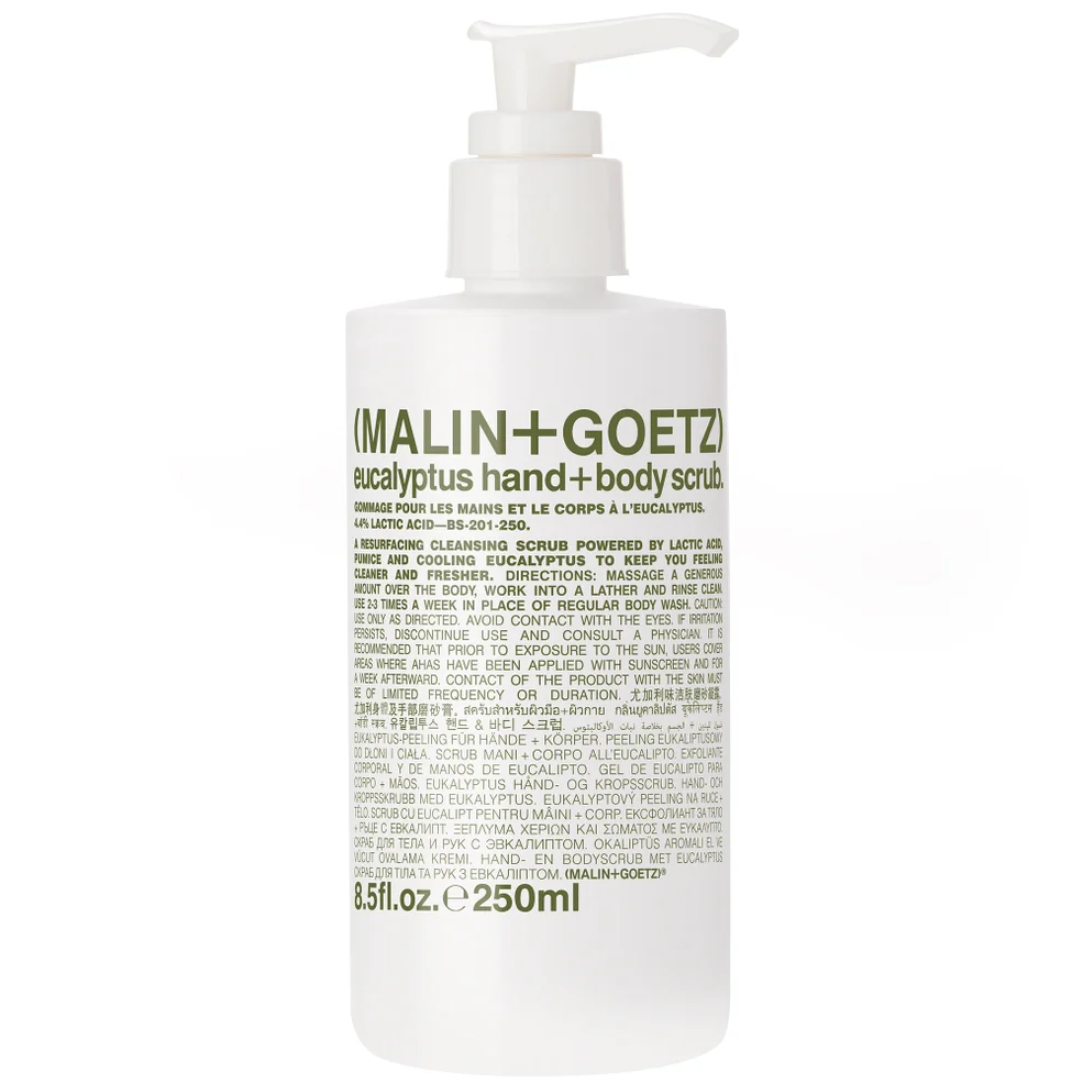 MALIN + GOETZ Eucalyptus Hand + Body Scrub 250ml Image 1