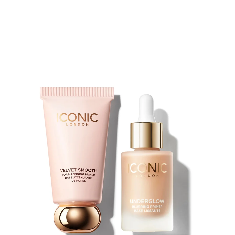 ICONIC London Underglow Primer and Velvet Smooth Primer Duo Image 1