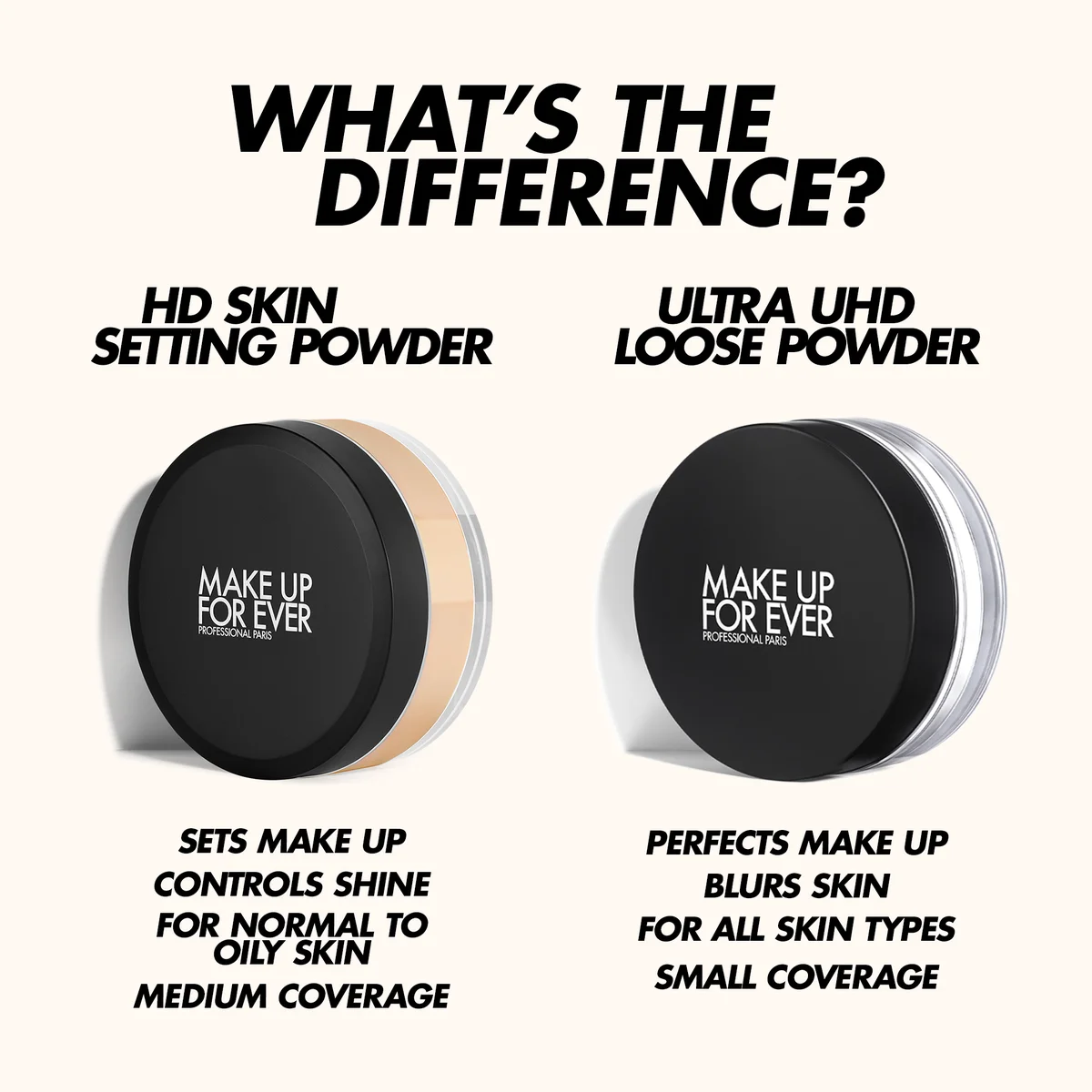 MAKE UP FOR EVER HD SKIN Setting Powder 18g (Various Shades