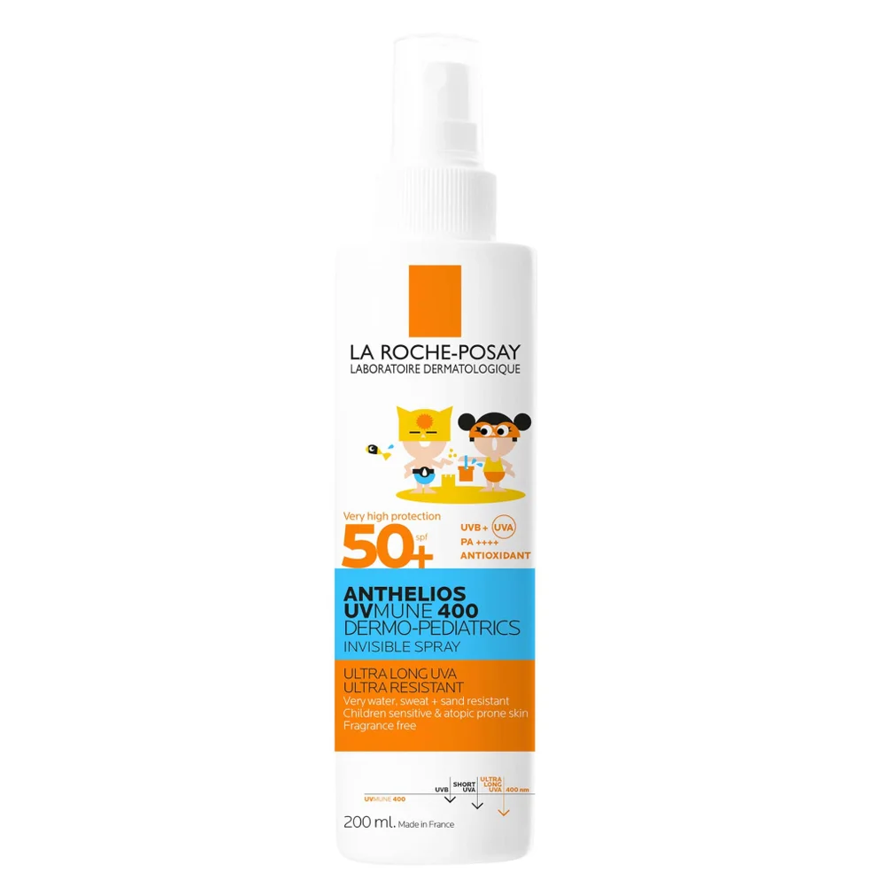 La Roche-Posay Anthelios UVMune 400 Dermo-Pediatrics Invinsible Spray Kids SPF 50+ 200ml Image 1