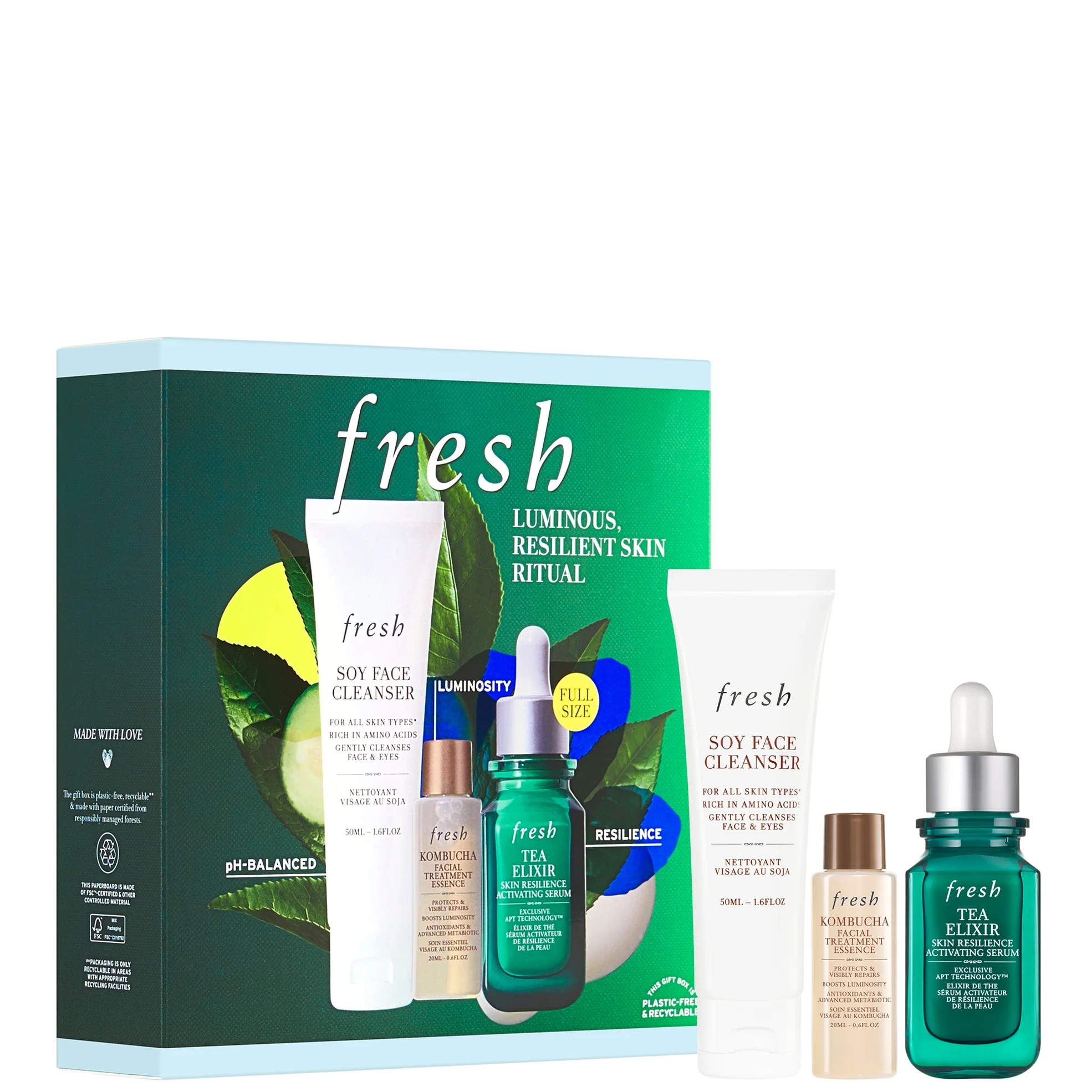 Fresh Luminous Resilient Skin Ritual Set | Cult Beauty
