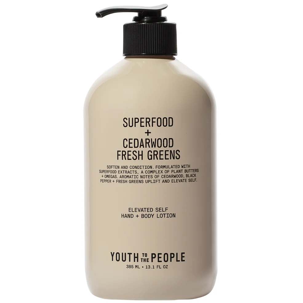 Youth To The People Superfood Hand and Body Lotion with Plant Butters 385ml Image 1
