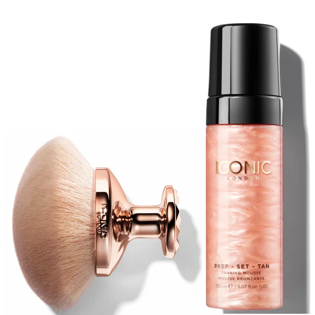 ICONIC London Prep Set Tan Mousse & Pro Puff Bundle - Illuminate