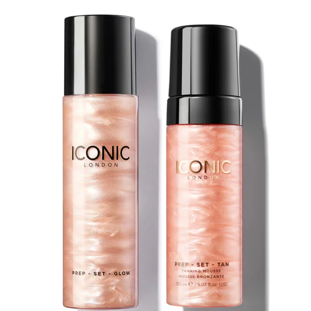 ICONIC London Prep Set Tan Mousse & Prep Set Glow Bundle - Illuminate