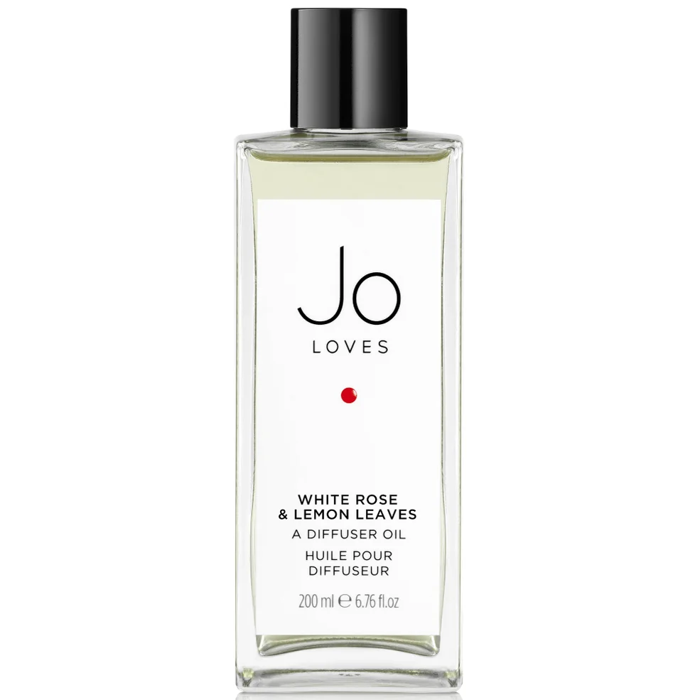 Jo Loves A Fragrance Diffuser Refill – White Rose & Lemon Leaves 200ml Image 1