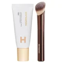 Hourglass Hydrating Skin Tint and Soft Glow Foundation Brush Bundle - 4
