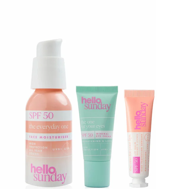 Hello Sunday The Everyday One, The One for Your Lips and The One for Your Eyes