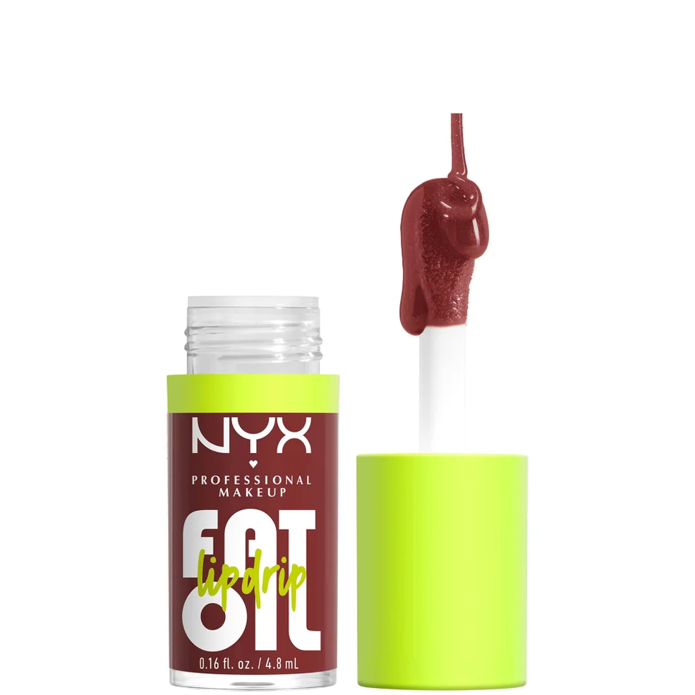 NYX Professional Makeup Fat Oil Lip Drip 12H Hydration Non-Sticky Finish Lip Gloss 4.8ml (Various Shades) Image 1